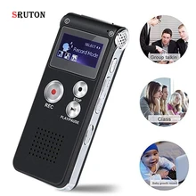

SRUTON LCD Screen 8GB Digital Sound Audio Recorder Dictaphone MP3 Player Voice Recorder Audio Recorder MP3 Digital Recorder
