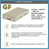 Brass Magnetic Chuck 70*150mm Tools Fine Pole Permanent Magnetic Chuck Powerful Rectangular Chuck for Grinding Machine 4