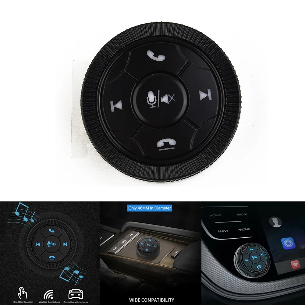 Univerzální daleký ovládání knoflíků 7 kláves bezdrátový auto vyhřívání kolo regulátor pro auto rádio DVD GPS multimediální navigace