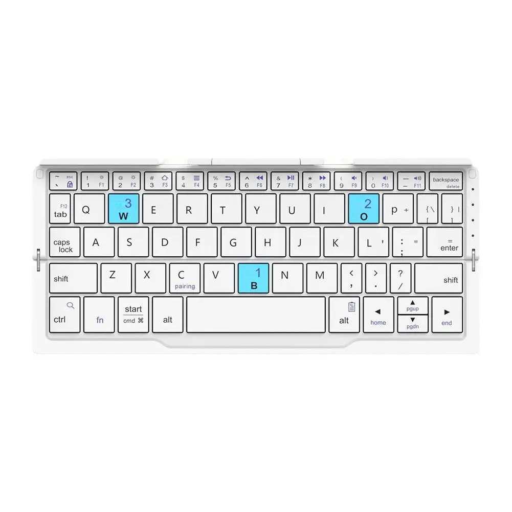 Portable Bluetooth Folding Keyboard for IOS/Android/Windows Tablet Mobile Phone Portable Keyboard Computer Accessories B1P6