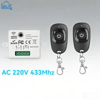 433Mhz Universal Wireless Remote Control Switch 110V 220V 10A Relay Mini Receiver Remote Control For Home Led Light Lamp - Image 2