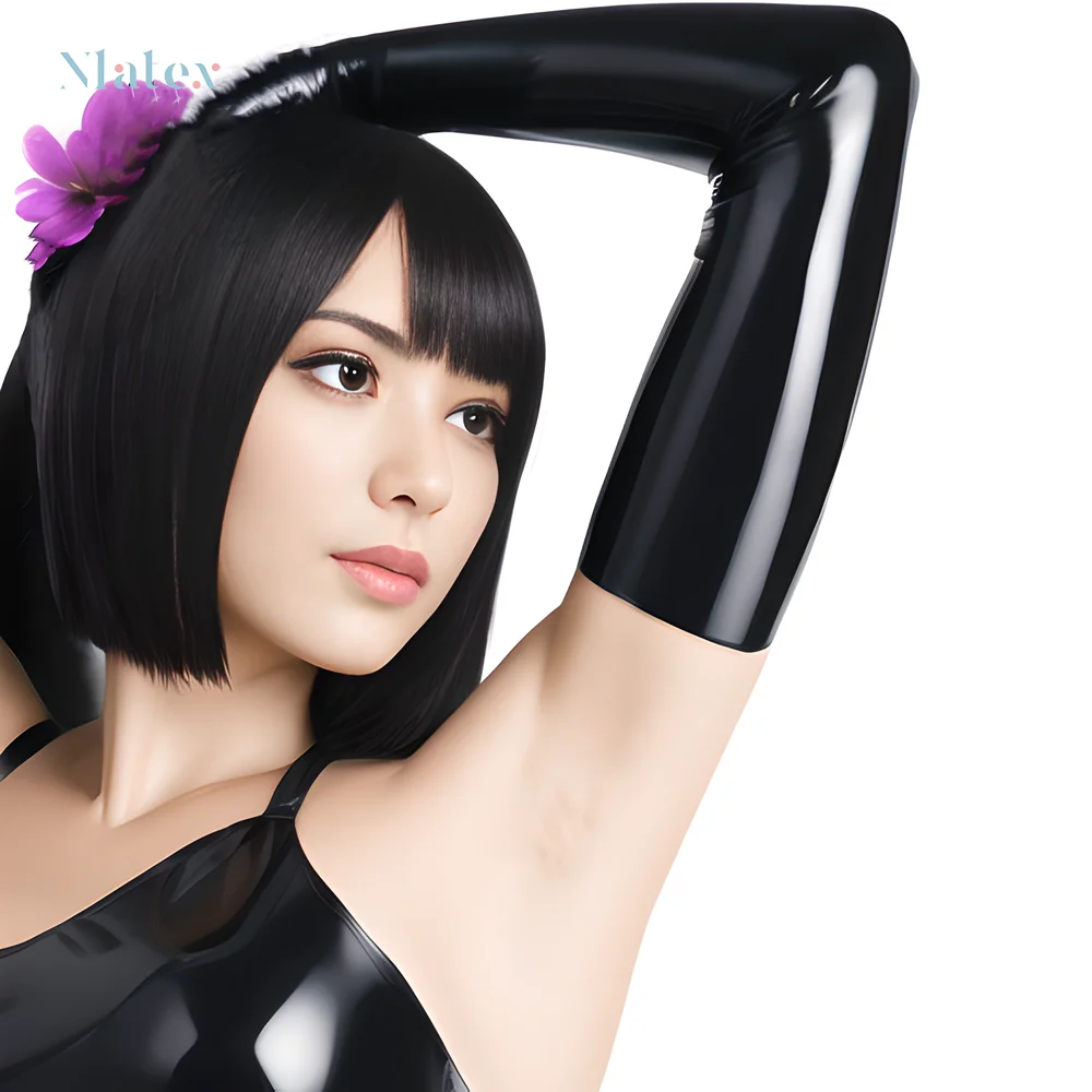 Cosplay gloves latex gloves Stylish Unisex Latex Long Gloves Durable Natural Material Versatile Use