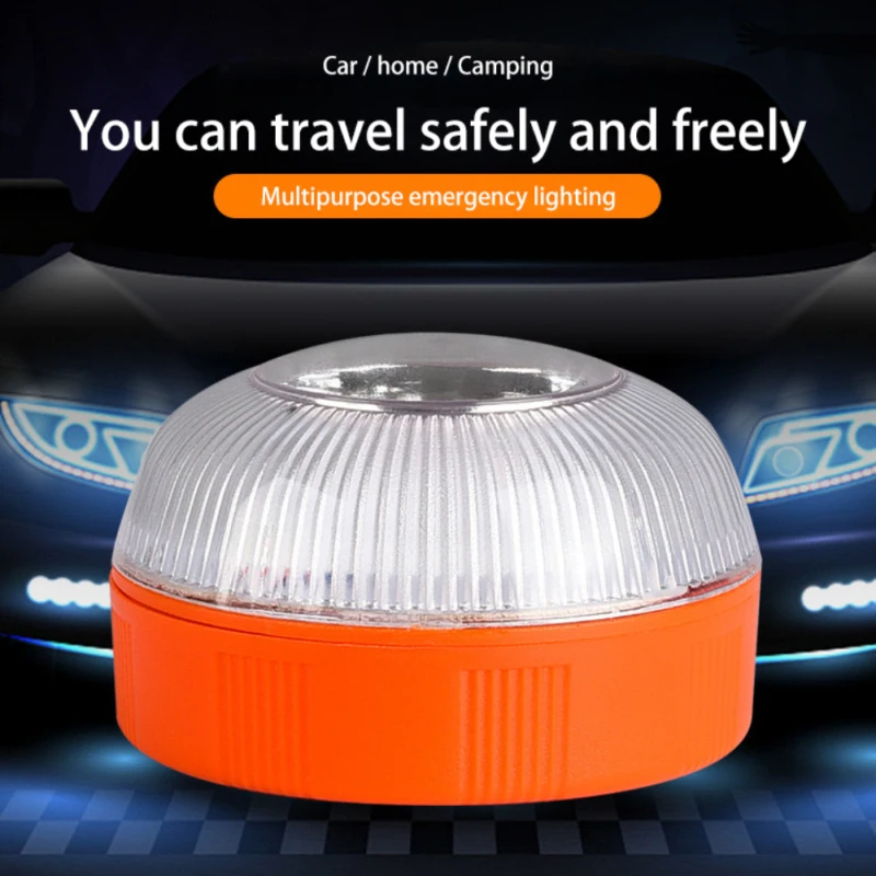 Spain Car Emergency Light V16 Homologated Dgt Approved Car Emergency Beacon Light Rechargeable Magnetic Induction Strobe Car Strobe Light