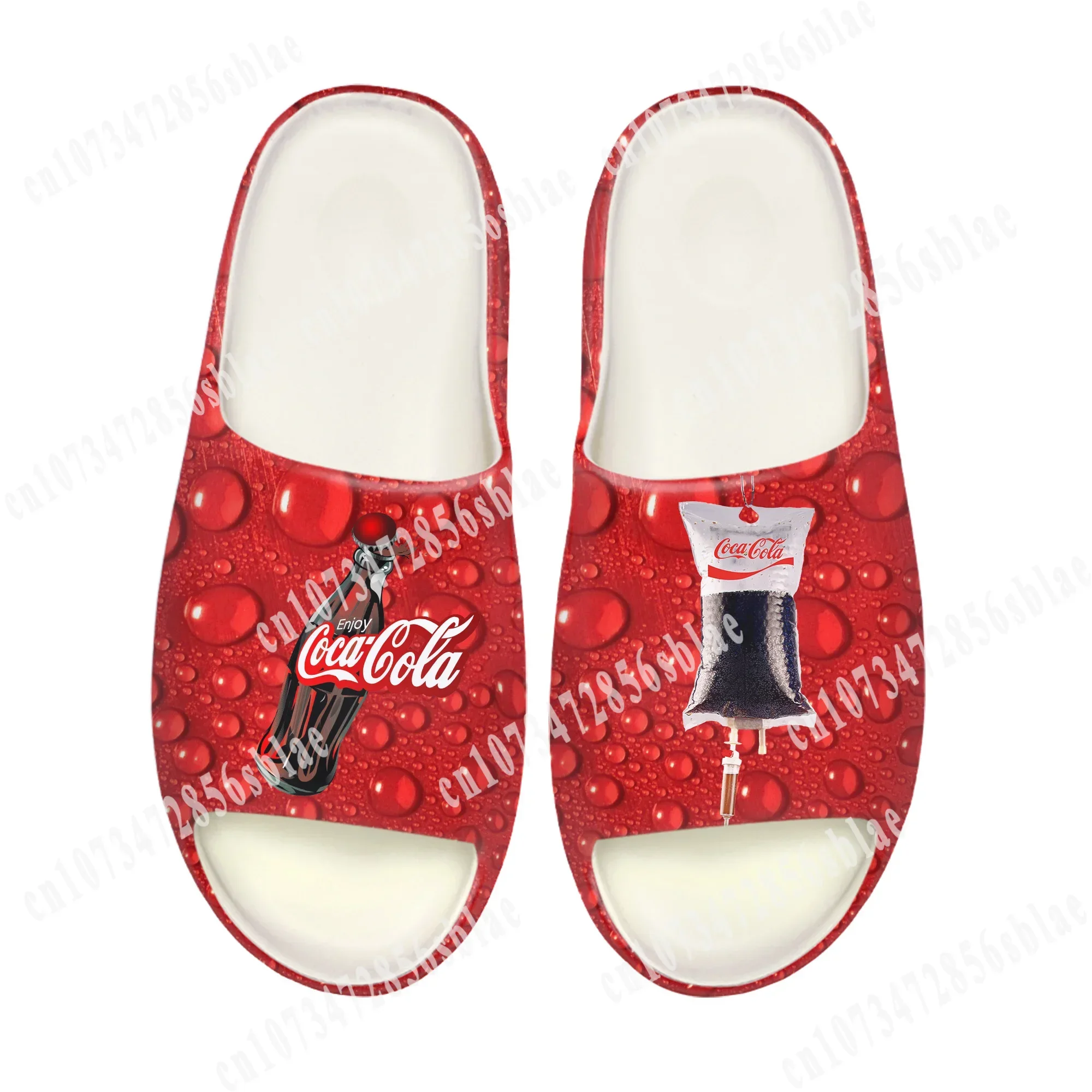 

Enjoy Soft Sole Sllipers Home Clogs Co-ca Step on Water Shoes Mens Womens Teenager Bathroom Beach Customize on Shit Sandals