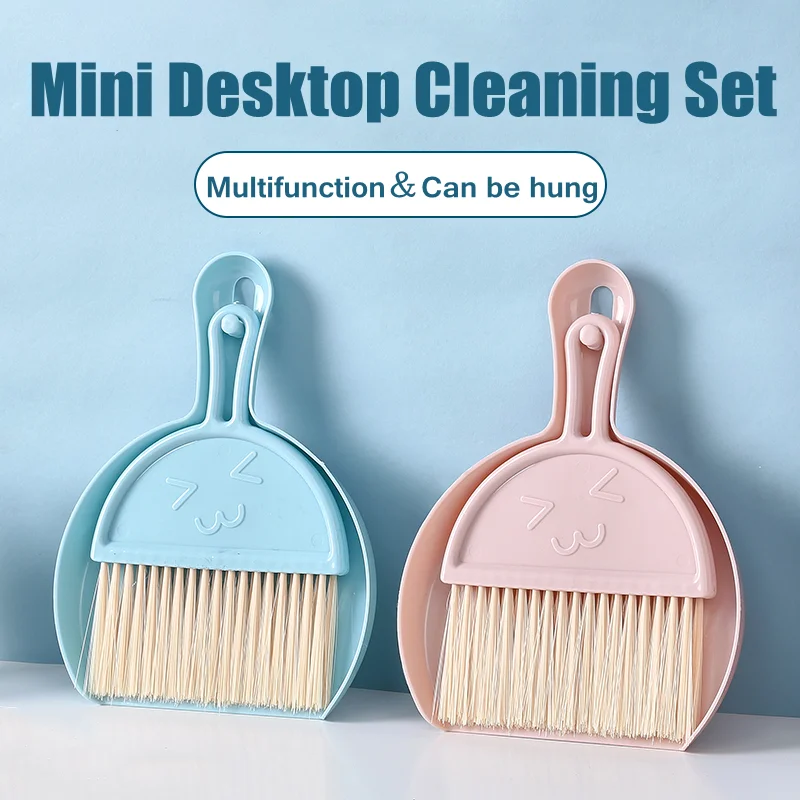 1pc Desktop Mini Broom And Keyboard Cleaning Brush