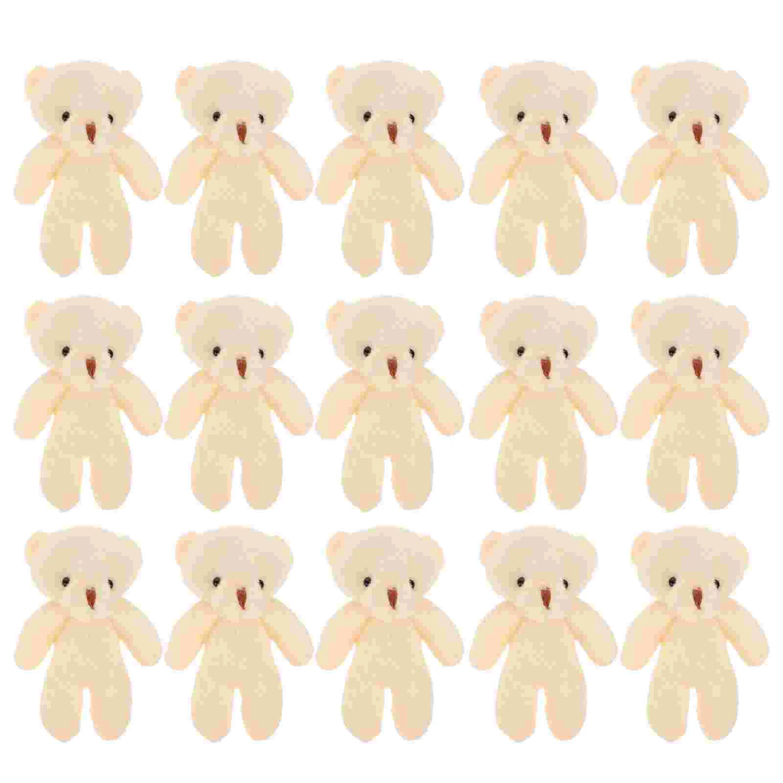 

Little Bear Toys Stuffed Tiny Bear Soft Tiny Bear DIY Mini Bear Decorations Cute Mini Bears Naked Bear Dolls Pendant Dolls