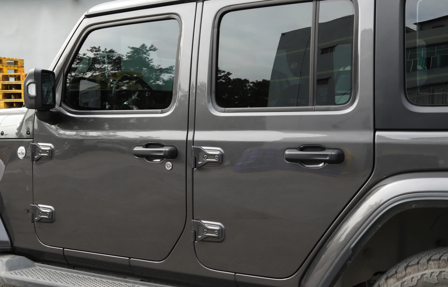 Cubierta de Panel de decoración para puerta trasera de coche, pegatinas embellecedoras para Jeep Wrangler JL 2018-2024, 