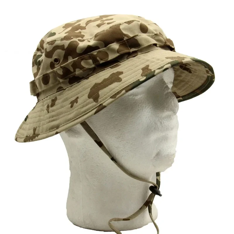 NEW Version Of Short Brimmed Benny Hat, Geely Tactical Camouflage Narrow Brimmed Round Hat, Battle Training Hat