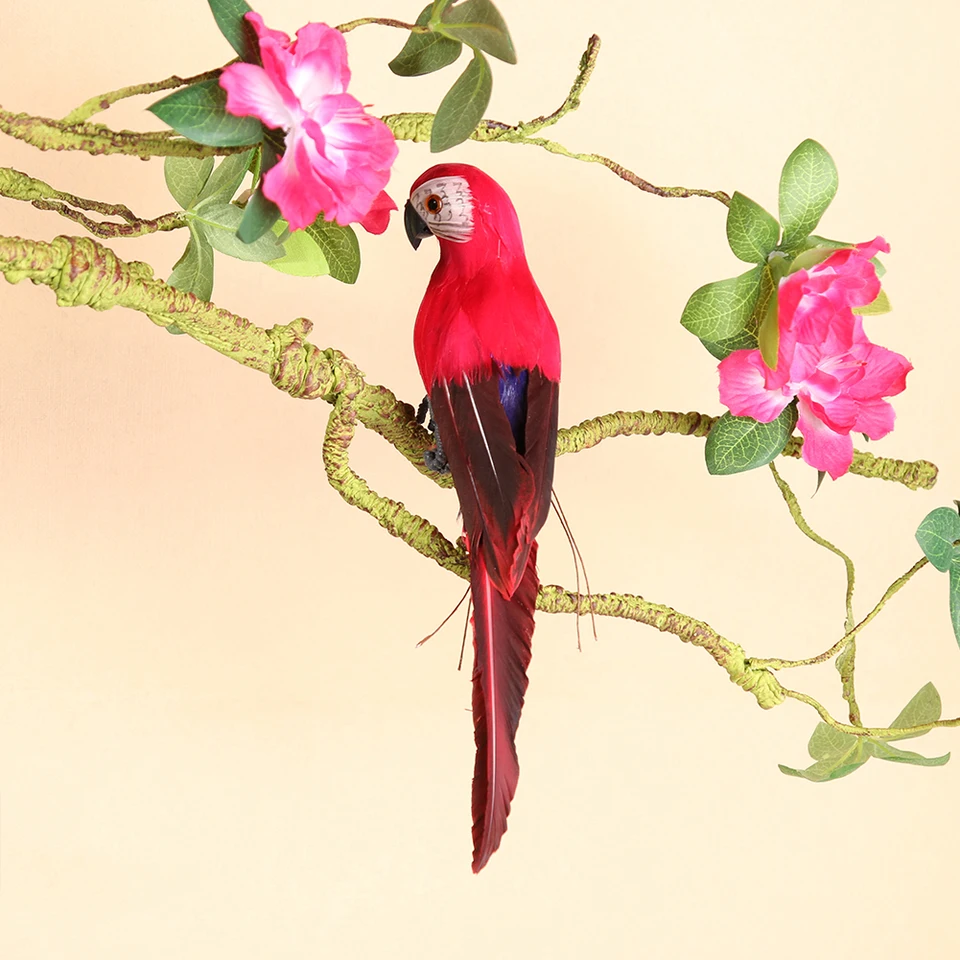 Realistic Foam Simulation Parrot Garden Decor