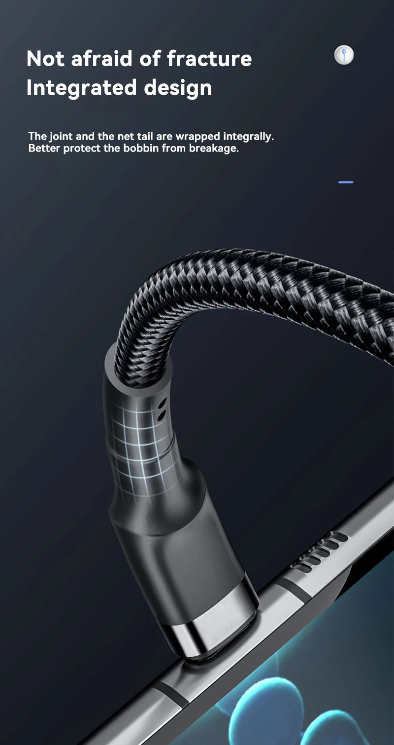 듀얼 타입 C 고속 충전 케이블 120W, USB C to C 브레이디드 코드 (맥북, 아이패드, 삼성, 아이폰 15, 16 호환), 고속 데이터 동기화