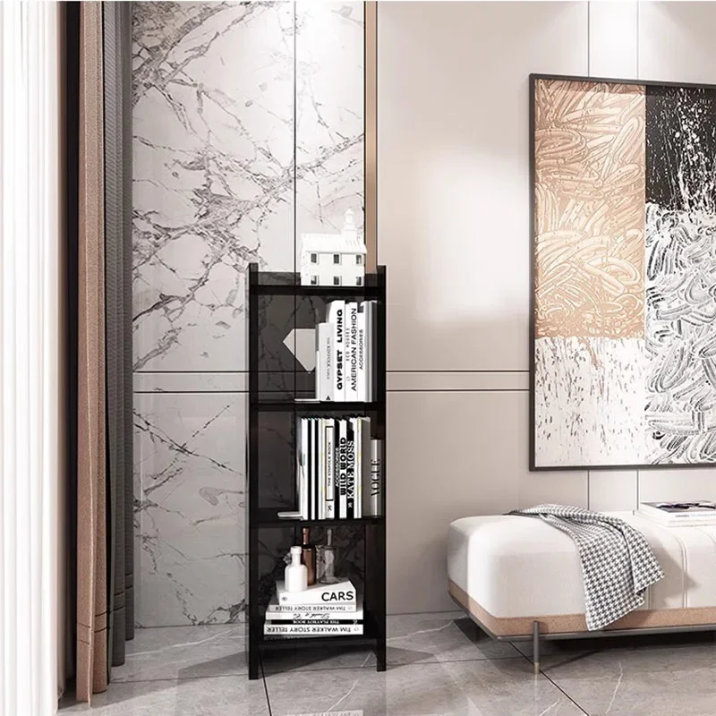 

Storage Shelves Racks Bookcase Minimalist Makeup Organizer Retro Nordic Bookcase Modern Librero Organizador Room Furniture