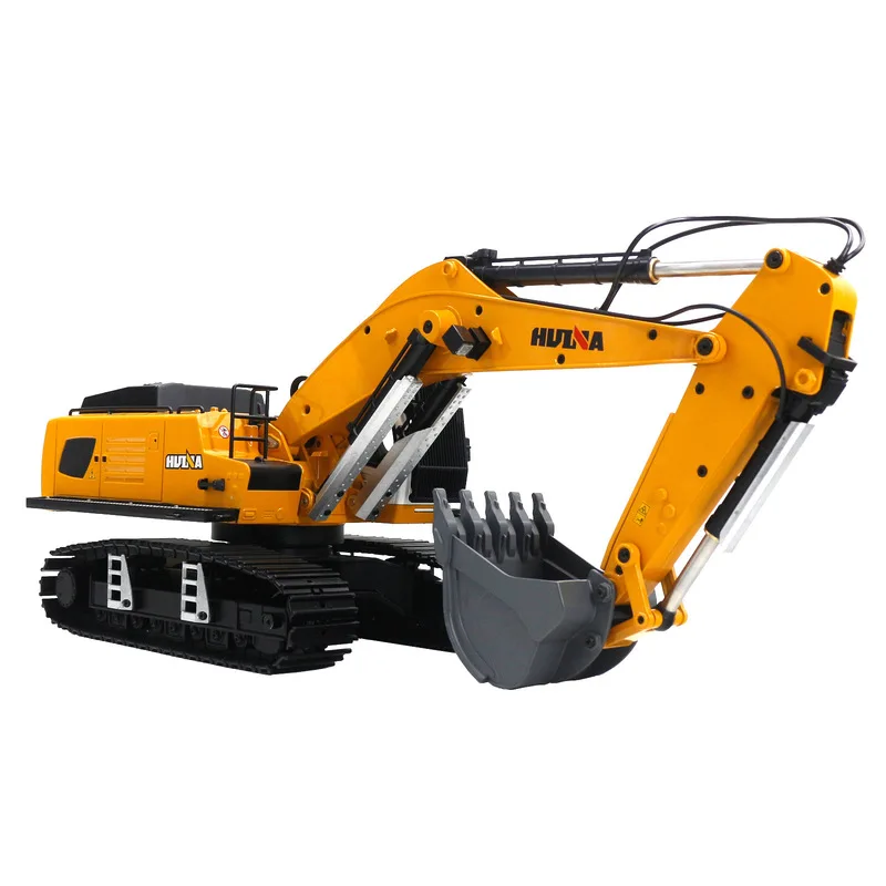 2023 New Huina No-1599 1/14 Rc Alloy Crawler Excavator 2.4ghz Radio Control Car 24 Channel Engineering Car Boy Toy Birthday Gift 3