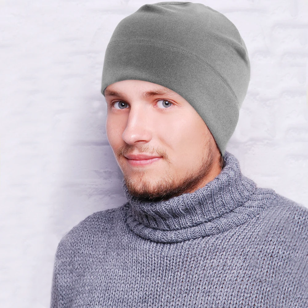 Bonnet Homme Hiver Rayé – Tricoté Doux Et Chaud – Randonnée Ski Camping