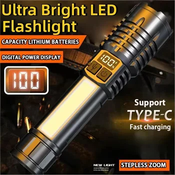 Rechargeable LED Zoom Flashlight 1