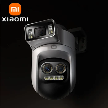 XIAOMI Nuova telecamera esterna intelligente 4 Pro Triple Camera Zoom Edition, 360 °   Zoom ibrido 5MP 3K, 9x, IP66, versione cinese con adattatore
