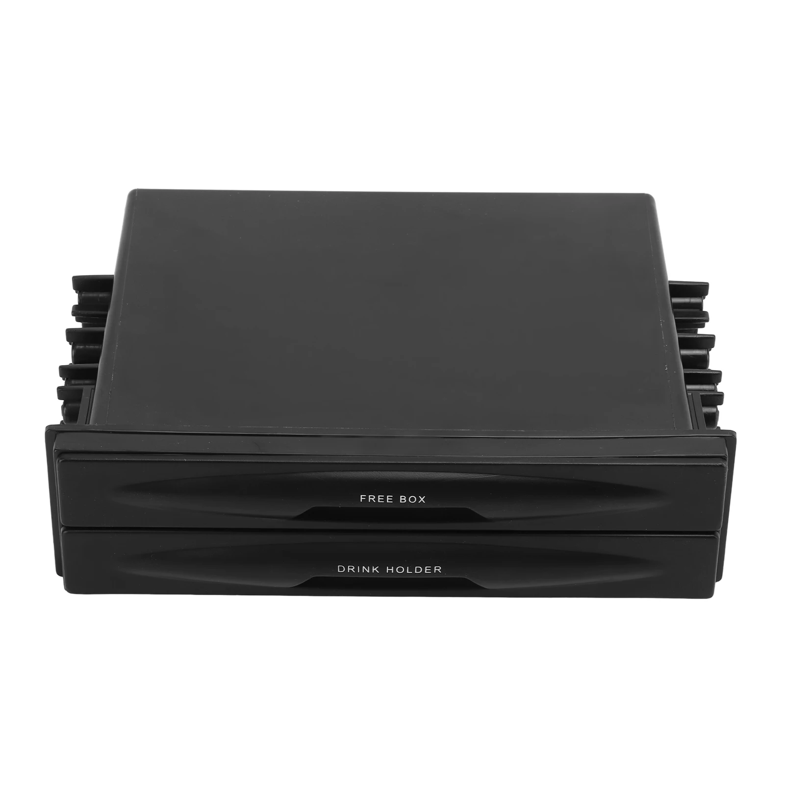 Car Radio Cup Holder 2 in 1 Multi Purpose Universal Car Stereo Storage Box for Organizing Items car meters holder