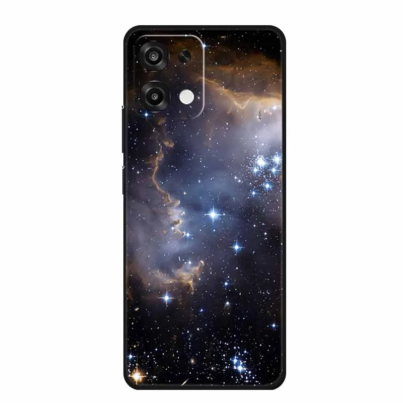 Slim Black Silicone Soft Phone Case with Colorful Design – Durable Back Cover