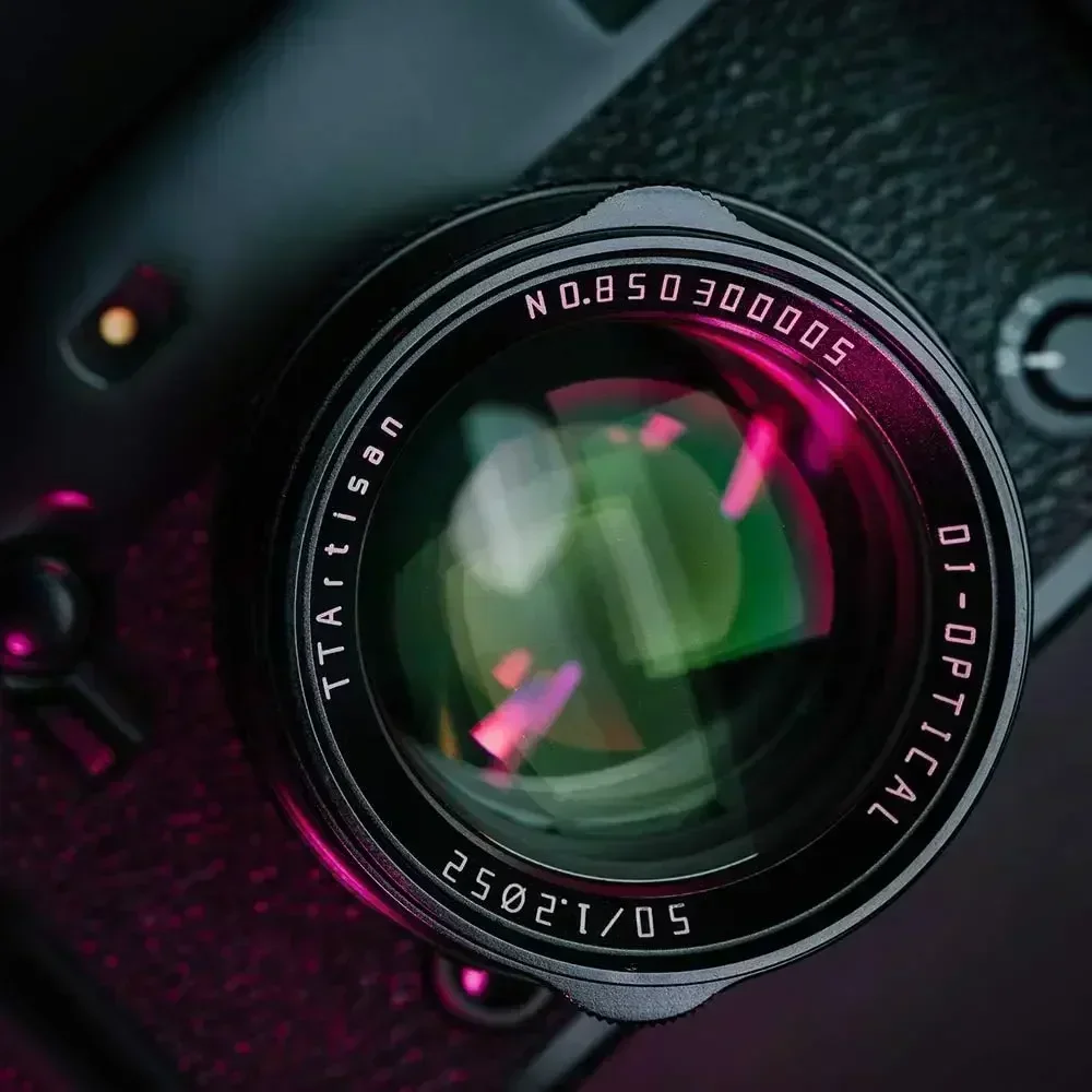 TTArtisan 50mm F1.2 APS-C 수동 초점 렌즈 ( E, 후지필름 X, 캐논 M, 니콘 Z, 파나소닉, 올림푸스 M43 마운트, 대구경)