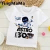 Astro Bot T-shirts for Children Cute Cartoon Figure Graphic T Shirts Boys Casuals Short Sleeves Tops Fashion Kids Clothing 4