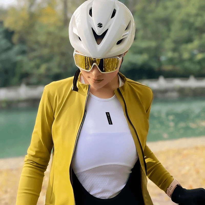 HISERWA Women Cycling Base Layer MTB Road Cycling Underwear Mesh Breathable Quick Dry Cycling Undershirt Elastic Bicycle Vest 3