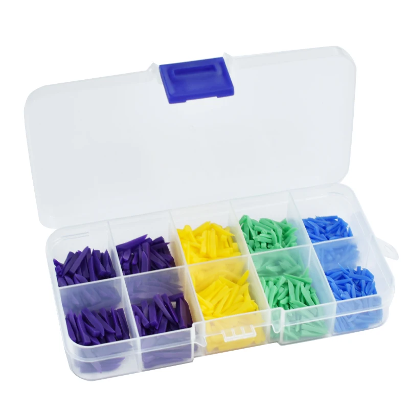 800Pcs Cunei Dentali Matrice Di Plastica Prodotti Dentali Interdentali Adattivi Denti Diastema Gap Usa E Getta