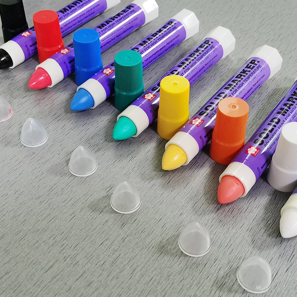 Japan Sakura Solid Paint Marker Pen 1pcs Waterproof Industrial Metal High Temperature Tire