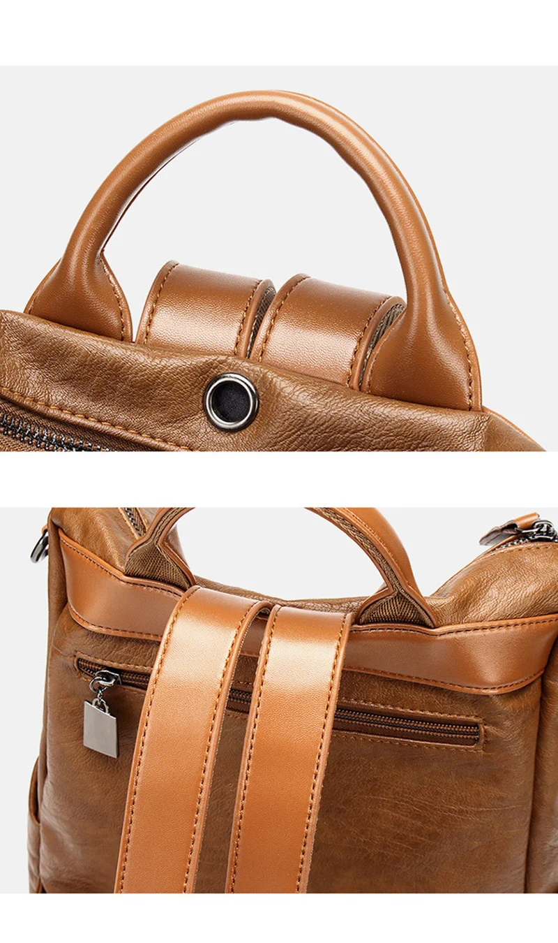 Brown Backpack Style