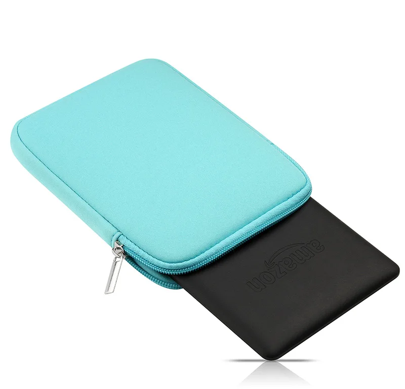 étui doublure souple avec fermeture pour kindle génération pouces