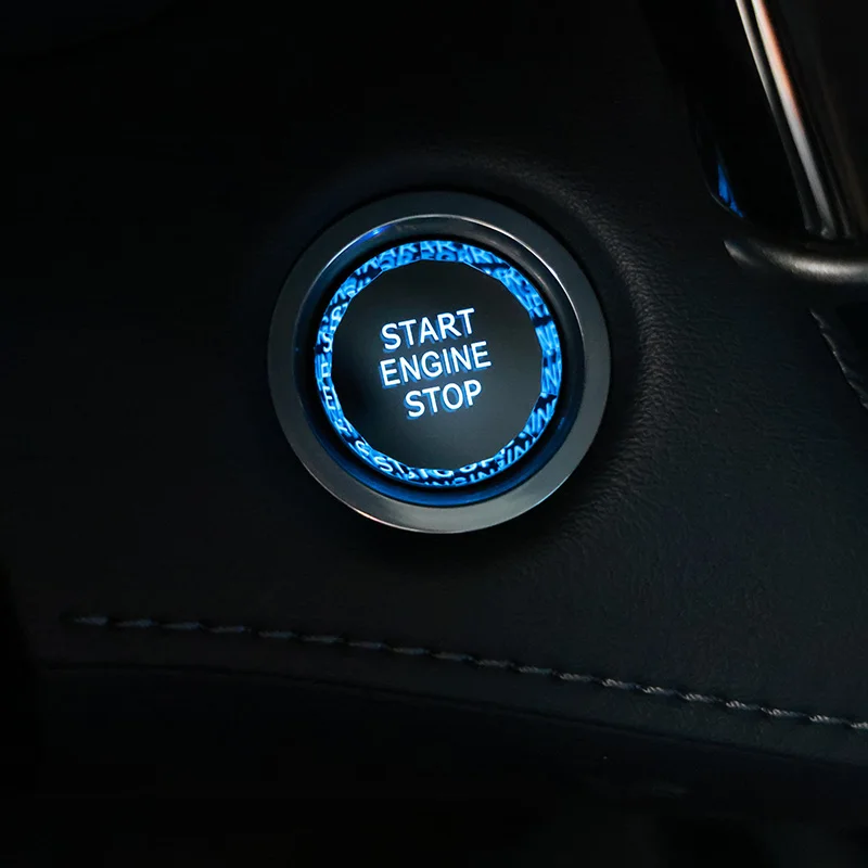 Suitable for S210 series crown crystal ignition cover Toyota Camry Highlander one-button start decoration interior accessories car start button