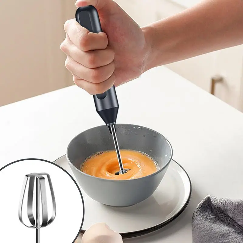 

New Wireless Handheld Egg Beater Mini Electric Milk Frothers Portable 3-Speed Egg Beater Cappuccino Frother Mixer Mini Blender