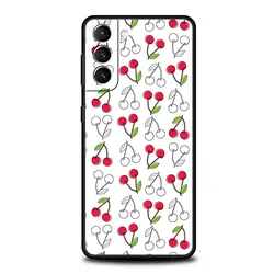 Charming Cherry Bow Soft Silicone Phone Case - Samsung S20 Plus (A1)