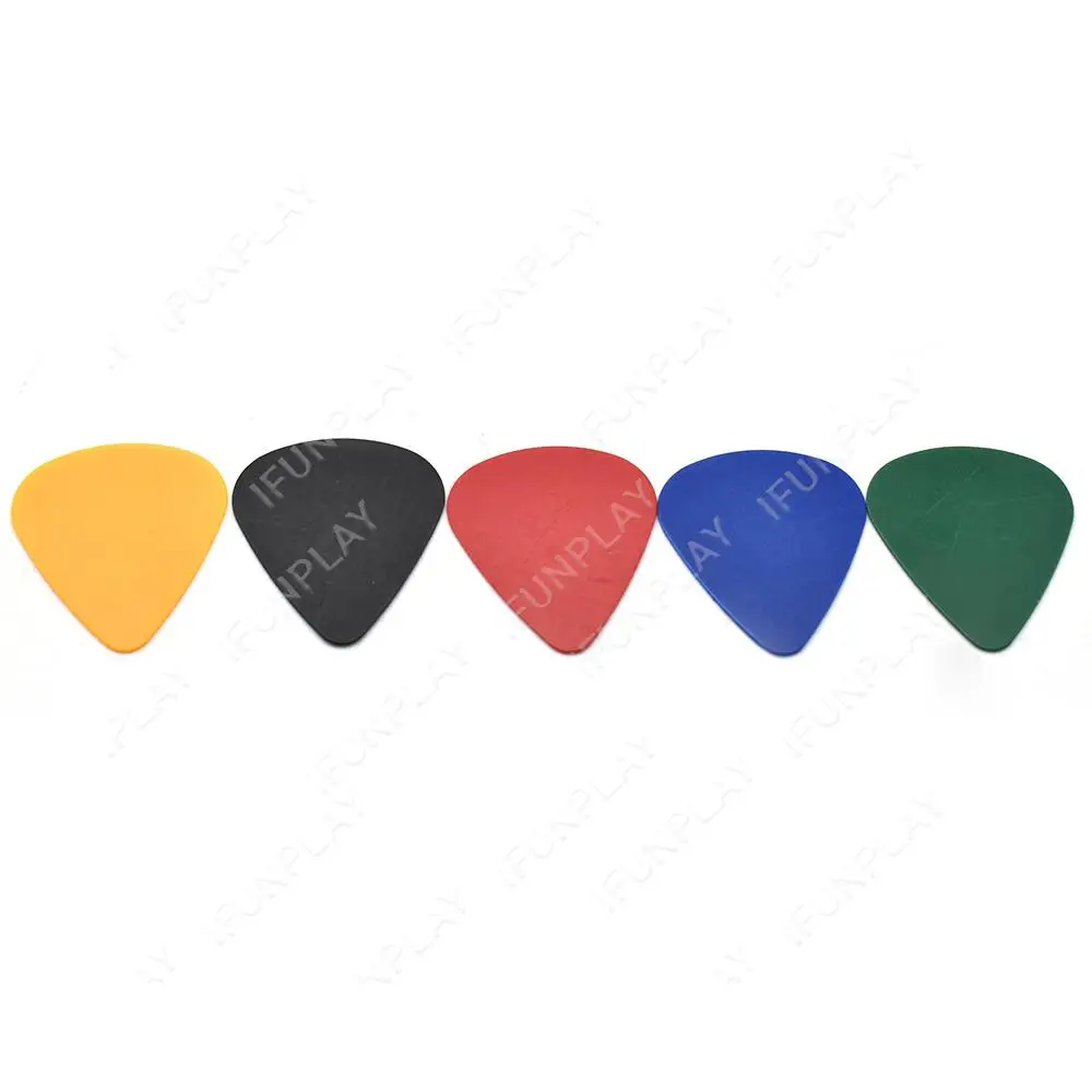 Multi Color 0.46mm ABS Acoustic Electric Ukulele Guitar Bass Picks Guitar Standard Mediators Plectrum Guitarra Parts 1000pcs
