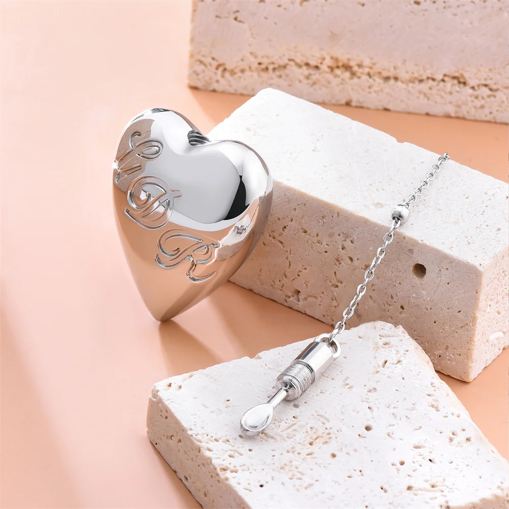 High Quality Lana Del Rey Heart Necklace Classic Luxurious Exquisite 3-Color Stainless Steel Multifunction Pendant