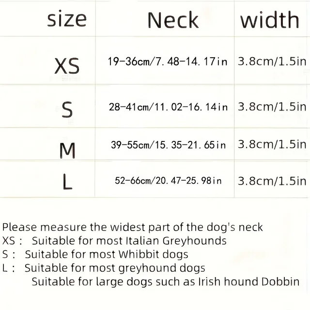 Martinagle Wide Adjustable Dog Collar, Soft Patterned Anti-Pull Collar for Medium-Sized Dogs, Polyester Fiber, Suitable for Most Pets 3