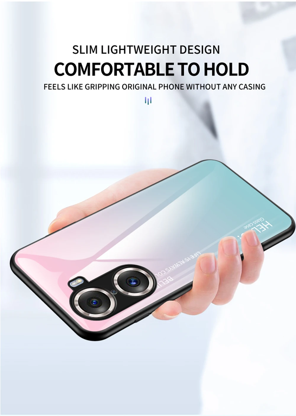 Honor 70 60 50 SE Case DECLAREYAO Hard Tempered Glass Cover For Huawei Honor 30 Pro Plus 20 10 Lite View 30 20 V10 V9 Ca_voghion.com