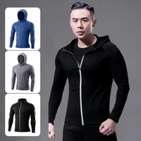 Fitness Sport Running Jacket Men Gym Clothing Hoodies Male Sportswear Workout Jogging Shirt Outdoor Jaquetas Deportiva Hombre
