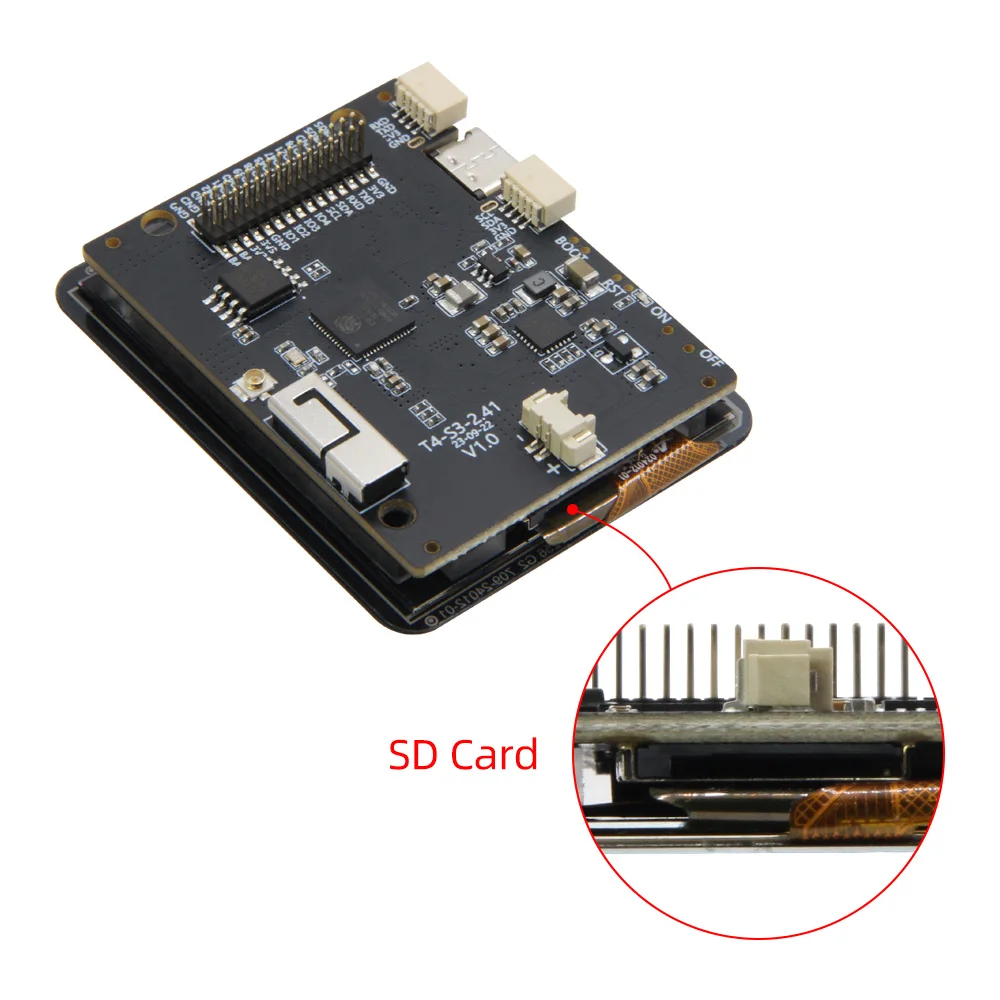 T4-S3 ESP32-S3 AMOLED ġ ÷  , RGB ũ,  ھ LX7 ũ μ,  , 2.41 ġ