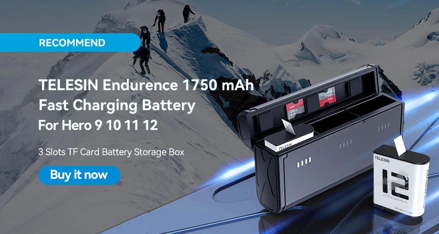 Description Picture 3 of itemTELESIN ND8 ND16 ND32 CPL Lens Filter Set Aluminium Alloy Frame for GoPro Hero 9 10 11 12 Black Action Camera ND CPL Lens