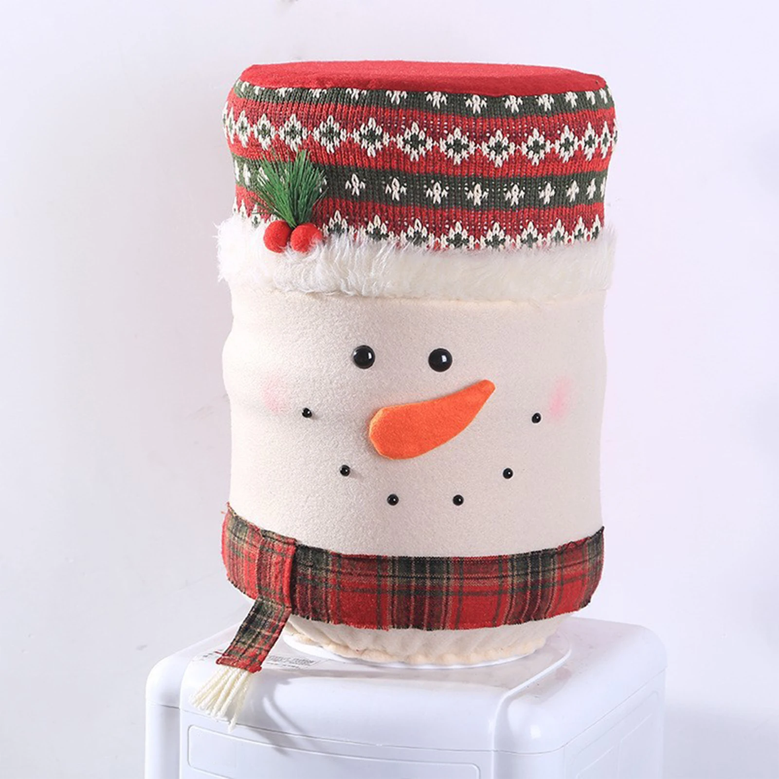 Water Dispenser Cover Water Dispenser Bucket Sleeve Barrel Cover Home Dustproof Durable Protect Dustcover Christmas Decoration