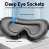 3D Soft Eye Mask for Sleeping Eyeshade Block Out Light Sleep Aid Eyepatch Breathable Eyecover Blindfold Travel Relax Slaapmask 2