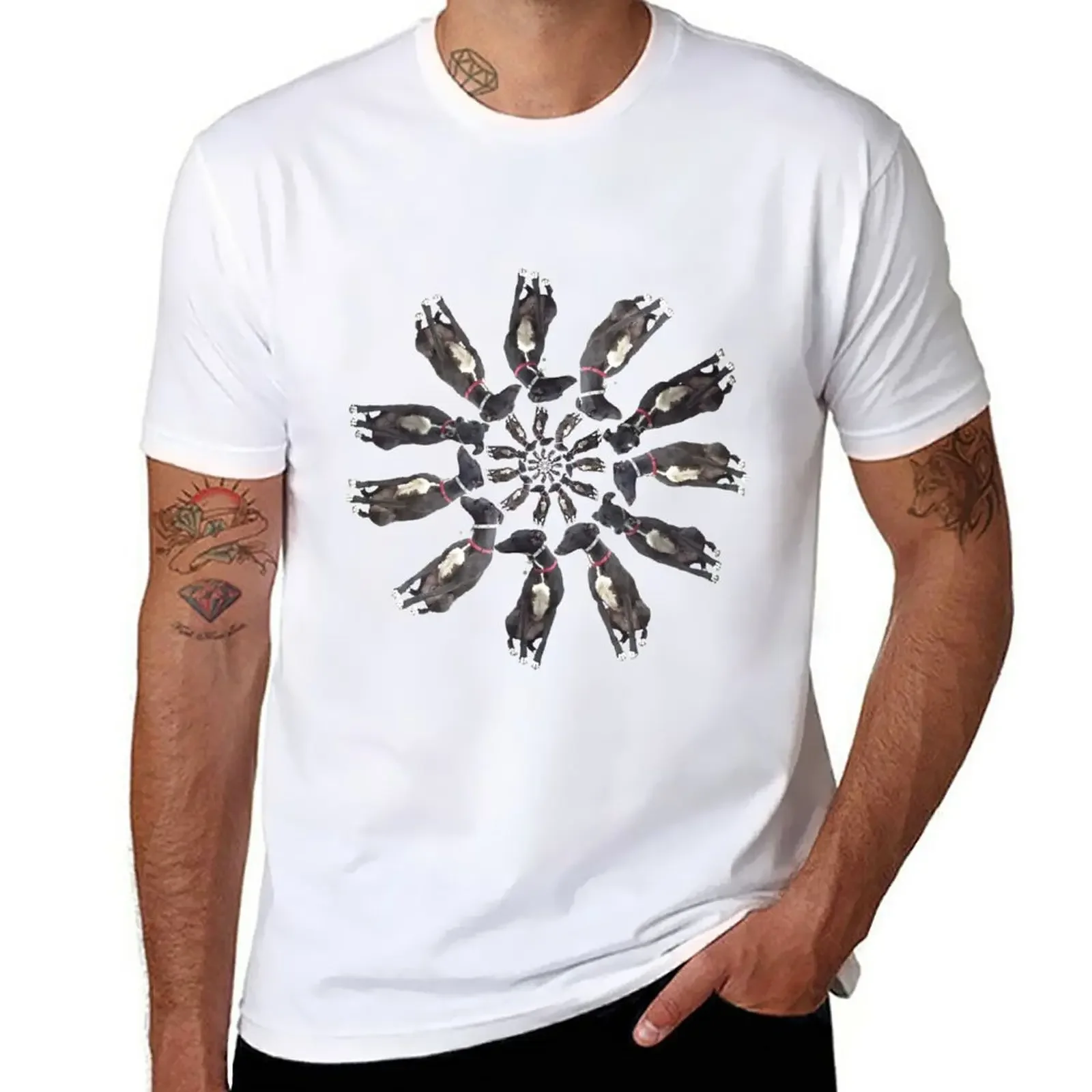 

Circle of Buddies T-Shirt summer tops vintage Men's t shirts