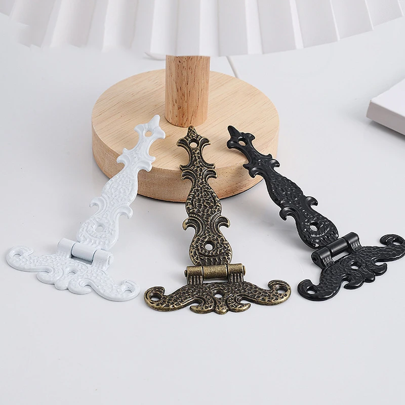 Stainless Steel Door Hinges Furniture Hinge Wooden Box Hinge Cabinet Door Hinges Cabinet Hinges Zinc Alloy Cabinet Door Butt Hinges Vintage Large Decorative Jewelry Wooden Box Furniture Hardware Fitting 113*69mm