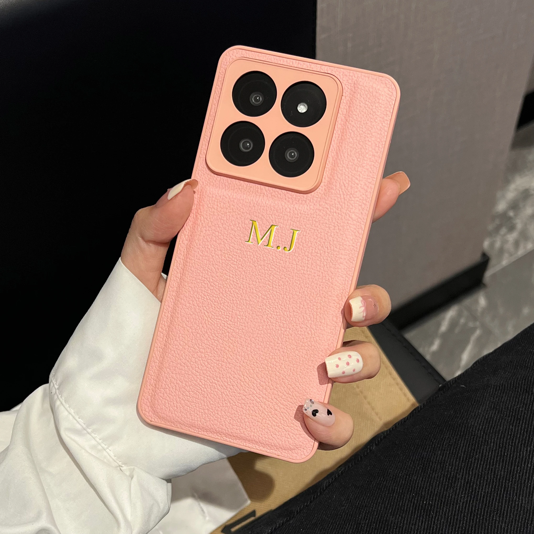 Custom Name Gold Letter Phone Case for Xiaomi Poco X7 thumbnail 2