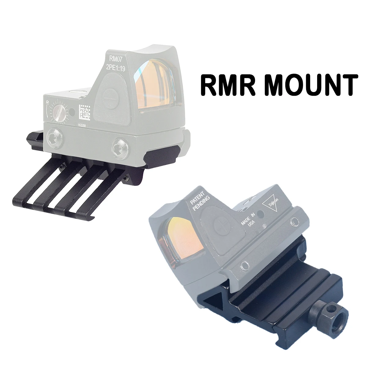 Offset-Mount-para-RMR-Red-Dot-Sight-t-tico-Laser-Light-lanterna-Scope ...