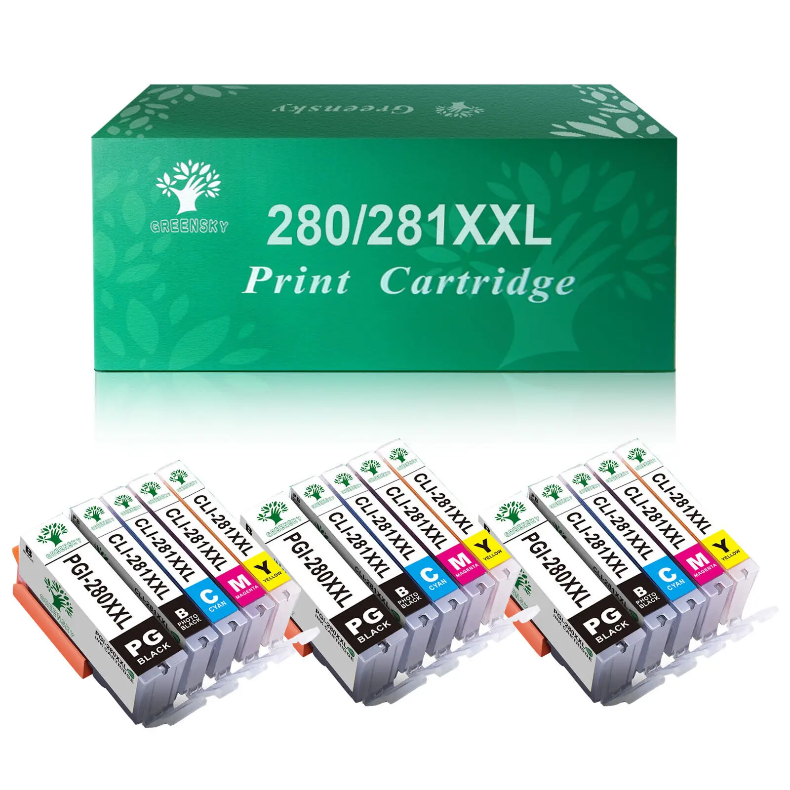 15P PGI-280XXL CLI-281XXL Ink For Canon PIXMA TS6120 TS6220 TS8120 TS9120 TR7520