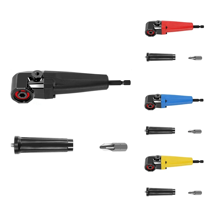 

Новинка, удлинитель под прямым углом 90 °, угловой адаптер для сверления, отвертка, шестигранный ключ, сверло, держатель торцевых головок, электроинструмент