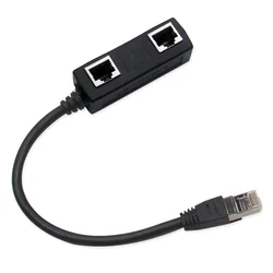 Ethernet Cable Splitter Network Adapter - High - Speed LAN Connector 1 to 3 (1 to 2)