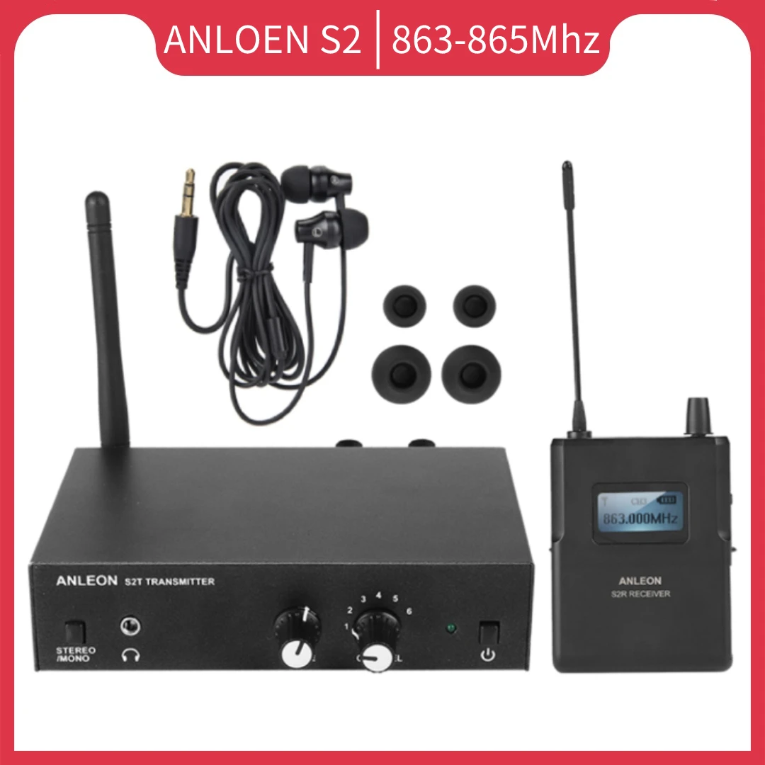 ANLEON S2 Stereo Wireless In Ear Monitor System Professional Stage