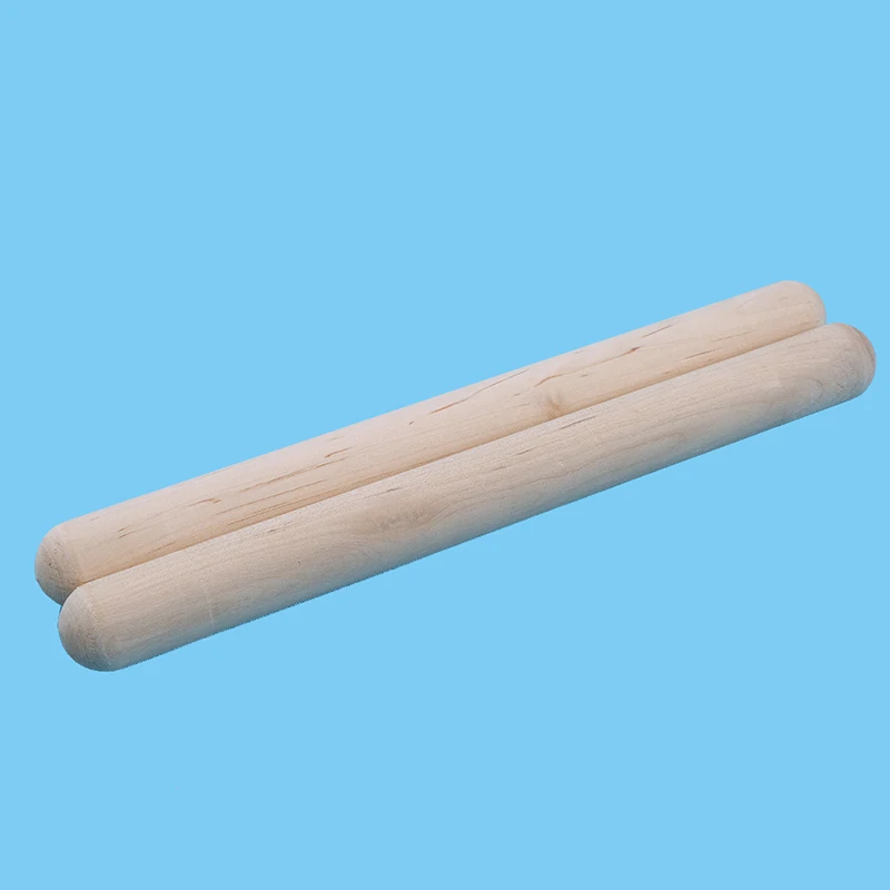 Classic Claves Rhythm Sticks Wooden Drum Sticks Classic Claves Percussion Instrument Kid Children Musical Toy Rhythm Learning