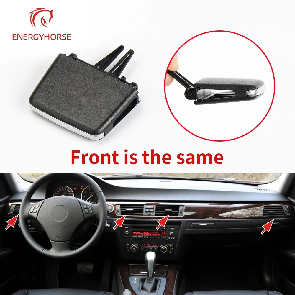Front Rear Car Air Conditioning AC Vent Grille Tab Clip Outlet For BMW 3 Series E90 E91 E92 E93 64229130458